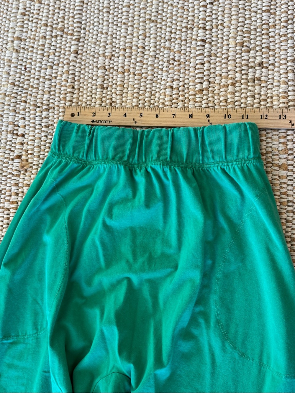 Free People Hot Shot Relaxed Wide Barrel Leg Pants Size XS in Green Sheen - Picture 9 of 12